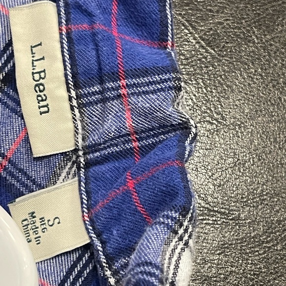 L.L.Bean Women's cotton Scotch Plaid Flannel Nightgown S - Picture 5 of 8
